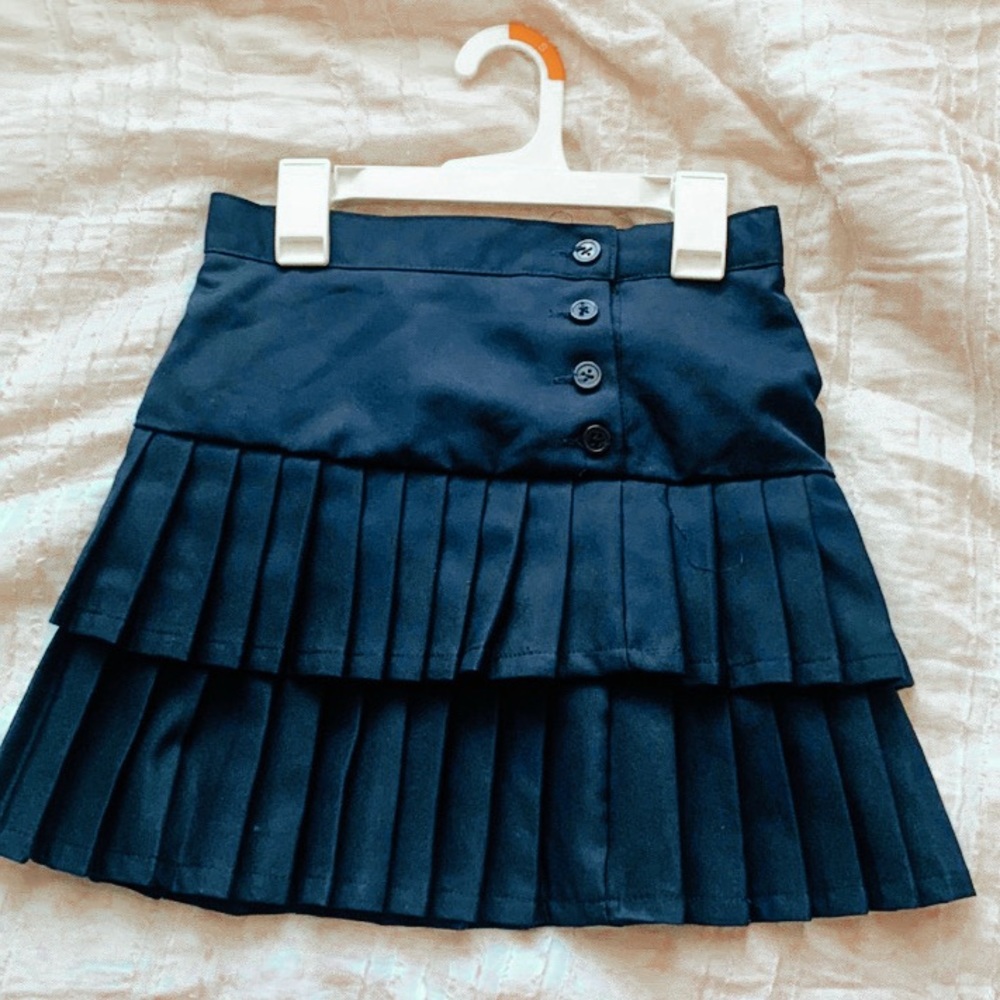 Navy French Toast Skirt